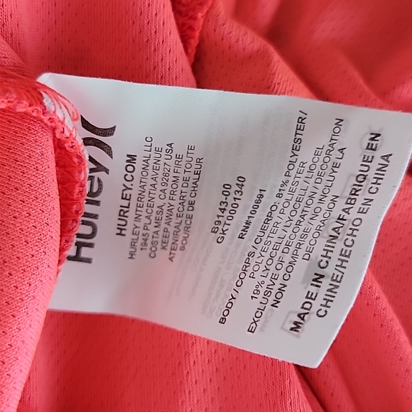 NWOT Hurley Nike Dri-Fit Sportsbra with Matching Long Sleeve - Picture 8 of 8